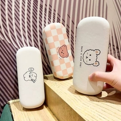 [ Set 5 Hộp ] Đựng Kính [ Kèm Khăn Lau Kính ] - 20446