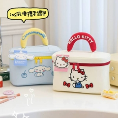 [ Set 2 Cái ] Túi Đựng Mỹ Phẩm Hello Kitty - 20476