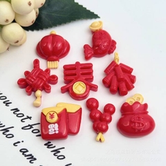 [ Set 200 Cái ] Charm Năm Mới [ Size : ~ 2cm / ~ 1cm ] - 20611
