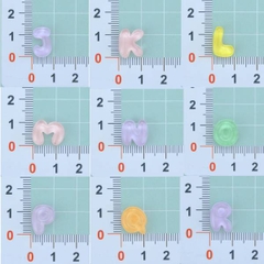 [ Set 1000 Cái ] Charm 2D [ Có Thể Chọn Từng Chữ Số - Tối Thiểu 100 Cái / 1 Chữ ] - 20753