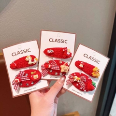 [ Set 12 Vỉ ] Kẹp Tóc [ Vỉ 2 Cái ] - 20723