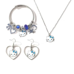 [ Set 2 Bộ 3 Món ] Vòng Tay Hello Kitty [ Điều Chỉnh Size ] - 21328