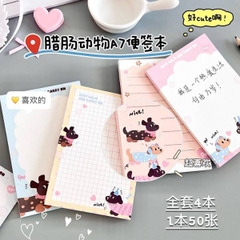 [ Set 20 Xấp ] Giấy Note [ 8.12cm / 50 Tờ ] - 21453