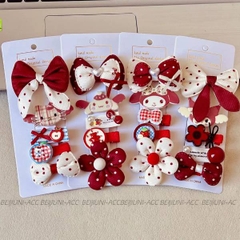 [ Set 12 Vỉ ] Kẹp Tóc [ Vỉ 5 Cái ] - 21477