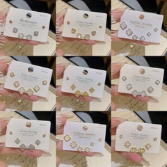 [ Set 5 Vỉ ] Bông Tai [ Titan ] - 21558