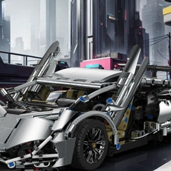 Lego Siêu Xe Lamborghini Silver 1314 [ Size 1:14 / 36cm ] - 21575