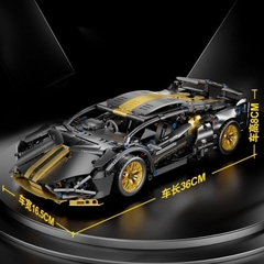 Lego Siêu Xe Lamborghini Black Bull [ Size 1:14 / 36cm ] - 21576