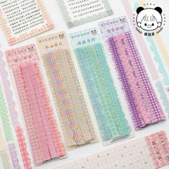 [ Set 12 Túi ] Washi Tape Dán Viền [ 20 Nhãn ] - 21589