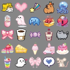 [ Set 10 Túi ] Sticker [ 50 Miếng ] - 21728