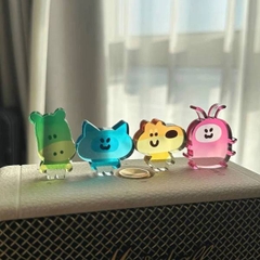 [ Set 10 Cái ] Tượng Mica Trang Trí [ 4cm ] - 21791