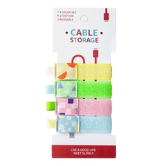 [ Set 10 Vỉ ] Dây Buộc Cáp Sạc [ Vỉ 4 Cái ] - 22406