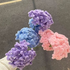 [ Set 5 Nhanh ] Hoa Cẩm Tú Cầu Kẽm Nhung [ 24 Bông ] - 18183