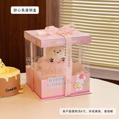 [ Set 5 Hộp ] Đựng Bánh [ Nhiều Size - Không Kèm Dây Ruybang ] - 18247