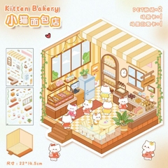 [ Set 20 Bộ ] Sticker Trang Trí 3D [ 21 x 14cm ] - 922803