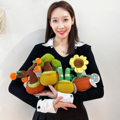 [ Set 2 Con ] Gấu Bông Chậu Cây Trang Trí [ Size 20cm ] - 922827