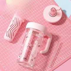 [ Set 2 Cái ] Bình Nước Hoạt Hình Cao Cấp [ 800ml ] - 922963