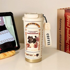 [ Set 2 Cái ] Bình Giữ Nhiệt [ 500ml - Inox 316 - Kèm Dây Coffee ] - 922970