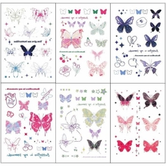 [ Set 10 Xấp ] Hình Xăm Nước [ 1 Xấp 6 Tấm ] - 934634