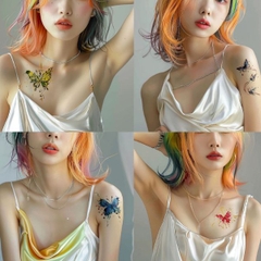 [ Set 10 Xấp ] Hình Xăm Nước [ 1 Xấp 8 Tấm ] - 934638