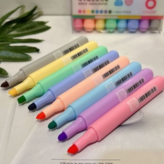 [ Set 128 Cây ] Bút Huỳnh Quang Graffiti Macaron [ 8 Màu - Kèm Kệ ] - 935170