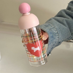 [ Set 2 Cái ] Bình Thủy Tinh 2 Lớp [ 230ml ] - 935180
