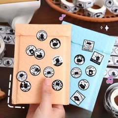 [ Set 20 Cuộn ] Sticker [ 1 Cuộn 300 Tem ] - 95593