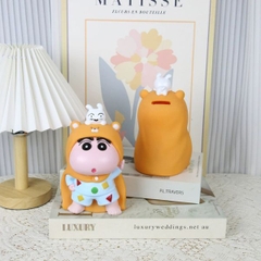 [ Set 5 Cái ] Hộp Tiết Kiệm [ Nhựa - 10*10,2*17cm ] - 95619