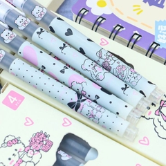 [ Set 10 Hộp ] Bút Bi [ 0.5mm - Đen - 1 Hộp 4 Cây ] - 95653