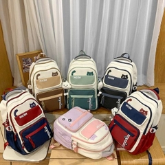 [ Set 2 Cái ] Balo [ 46*18*32cm - Không Kèm Móc Khoá ] - 95906