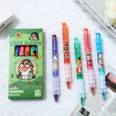 [ Set 10 Hộp ] Bút Bi [ 0.5mm - Đen ] - 95976