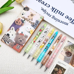 [ Set 10 Hộp ] Bút Bi Xoá Được [ 0.5mm - Xanh ] - 95986
