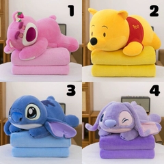 [ Set 2 Con ] Chăn / Gối Sanrio [ Gối / Chăn 100*160cm ] - 96350