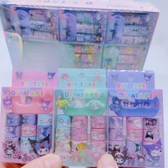 [ Hộp 36 Box ] Washi Tape + Đồ Kéo STITCK [ 1 Box 9 Cuộn ] - 96596