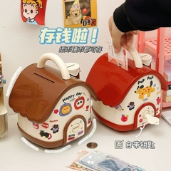 [ Set 2 Cái ] Hộp Tiết Kiệm [ 20*17*16cm - Tặng Sticker ] - 16227