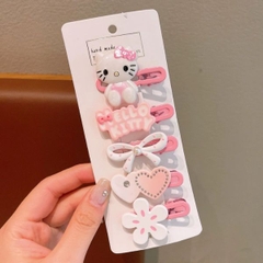 [ Set 10 Bộ ] Kẹp Tóc [ 1 Bộ 5 Cái ] - 16234