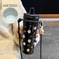 [ Set 2 Cái ] Bình GIữ Nhiệt [ 720ml - Inox 316 - Tráng Gốm ] - 16275