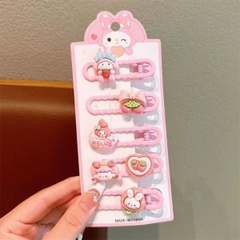 [ Set 12 Vỉ ] Kẹp Tóc [ Vỉ 5 Cái ] - 16359