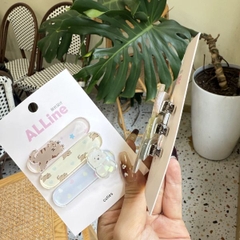[ Set 5 Vỉ ] Kẹp Tóc [ Vỉ 3 Cái ] - 16491