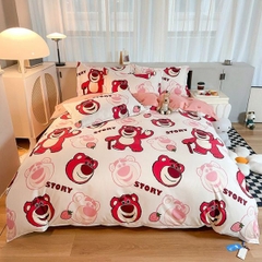 Bộ Chăn Ga Lạnh 4 Món [ Chăn 200*230cm / Ga 230*230cm / 2 x Vỏ Gối 48*74cm ] - 16261