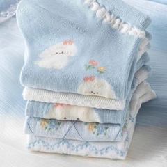 [ Set 10 Đôi ] Vớ Ngắn [ Polyester - Mỏng ] - 16632