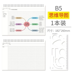 [ Set 4 Quyển ] Sổ Lò Xo Sơ Đồ Tư Duy [ B5/A4 - 160 Trang ] - 16797