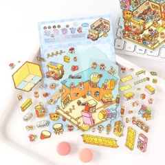 [ Set 12 Túi ] Sticker 3D [ 12.9*19cm ] - 16810