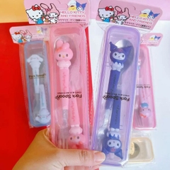 [ Set 5 Bộ ] Dụng Cụ Ăn Uống Sanrio [ Bộ 2 Cái ] - 17190