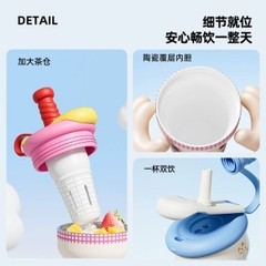[ Set 2 Cái ] Bình Giữ Nhiệt [ Inox 316 - Lòng Gốm - 700ml ] - 17535