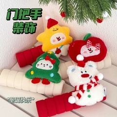 [ Set 4 Cái ] Bọc Tay Nắm Cửa Mùa Đông / Trang Trí Giáng Sinh - 17979