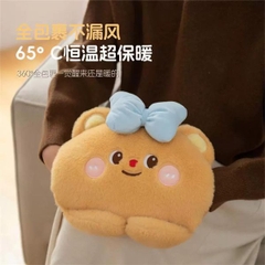[ Set 2 Cái ] Túi Sưởi Cao Cấp [ Ruột Đã Chứa Nước Chuẩn Quốc Tế Về Cháy Nổ / Kèm Bộ Sạc Nhanh 7 Phút / Dùng Lên Đến 8 Giờ ] - 17995