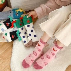 [ Set 5 Đôi ] Vớ Dài Mùa Đông [ Cotton / Có Tag Treo ] - 18035