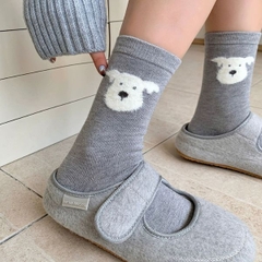 [ Set 5 Đôi ] Vớ Dài [ Cotton / Có Tag Treo ] - 18046