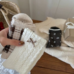 [ Set 5 Đôi ] Vớ Dài [ Cotton / Có Tag Treo ] - 18048