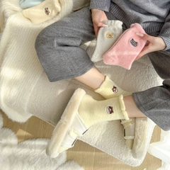 [ Set 5 Đôi ] Vớ Dài Mùa Đông [ Polyester / Có Tag Treo ] - 18051